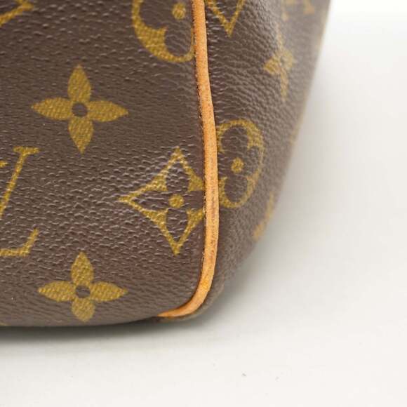 LOUIS VUITTON Authentic Brown Monogram Keepall 55 Boston Bag